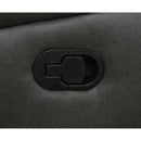 Coaster Furniture Lawrence 603505 Upholstered Padded Arm Reclining Loveseat - Charcoal IMAGE 5