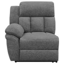  Coaster Furniture Bahrain 609541 Upholstered Motion Sofa - Charcoal IMAGE 5