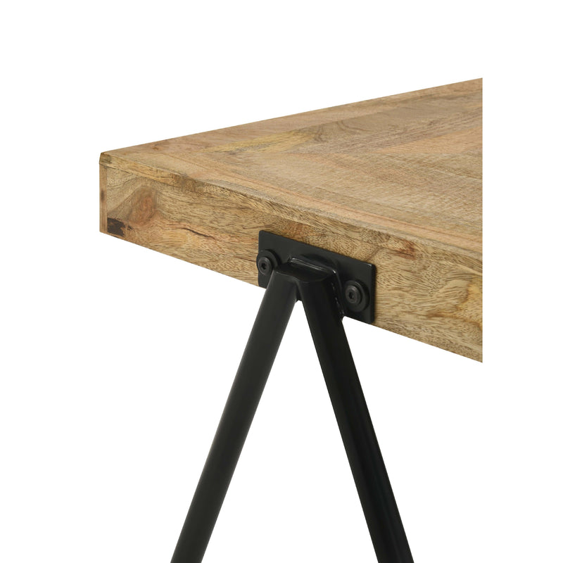 Coaster Furniture Avery 724317 Square Solid Mango Wood Side End Table - Natural IMAGE 8