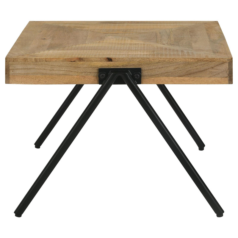 Coaster Furniture Avery 724318 Rectangular Solid Mango Wood Coffee Table - Natural IMAGE 4