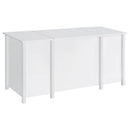 Coaster Furniture Dylan 801573 4-Drawer Lift Top Office Desk - White IMAGE 6