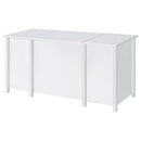 Coaster Furniture Dylan 801573 4-Drawer Lift Top Office Desk - White IMAGE 7