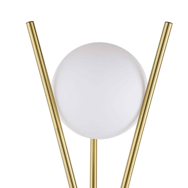 Coaster Furniture Yamileth 920218 65-inch Spherical Bulb Metal Tripod Floor Lamp - Gold IMAGE 6