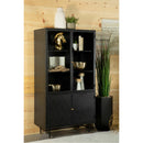  Coaster Furniture Santiago 951134 4-door Metal Tall Storage Cabinet - Matte Black IMAGE 7