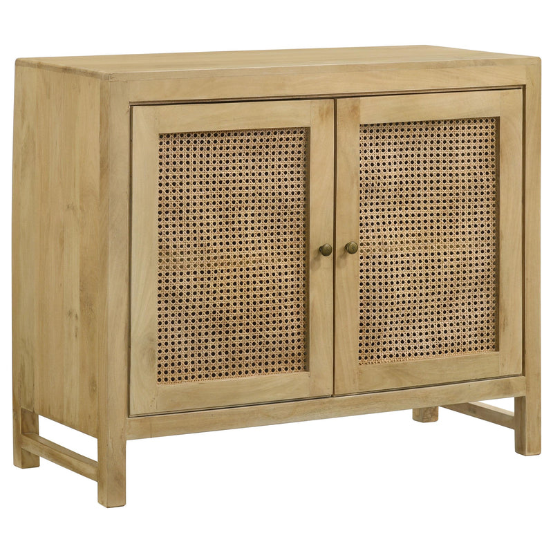 Coaster Furniture Zamora 953555 Rectangular 2-Door Accent Cabinet - Natural IMAGE 1