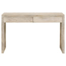 Coaster Furniture Rickman 959543 2-Drawer Wood Entryway Console Table - White Washed IMAGE 4