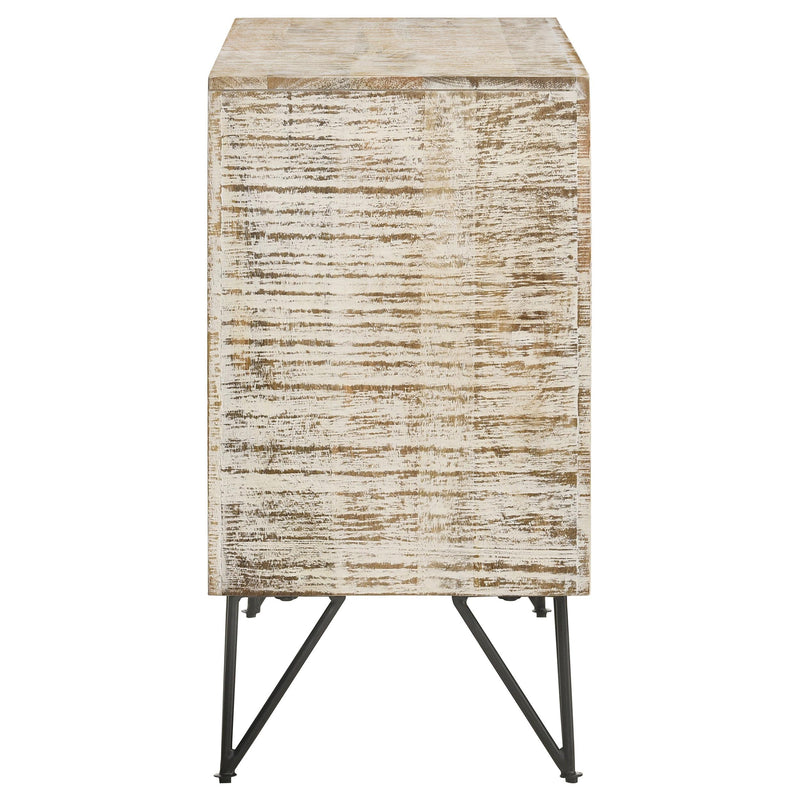 Coaster Furniture Eileen 959652 2-door Wood Storage Accent Cabinet - White Washed IMAGE 9