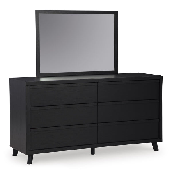 Signature Design by Ashley Danziar B1013B11 Dresser and Mirror IMAGE 1