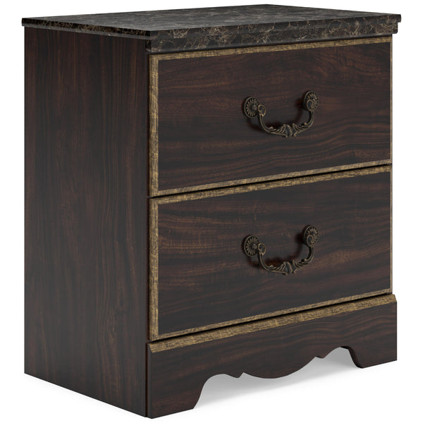Signature Design by Ashley Glosmount B1055-92 Two Drawer Night Stand IMAGE 1