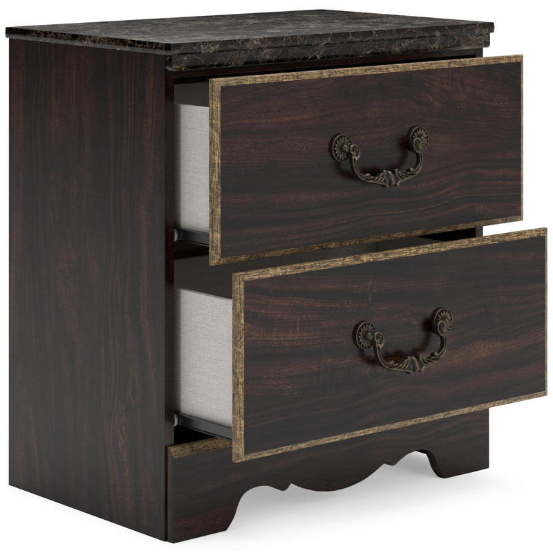 Signature Design by Ashley Glosmount B1055-92 Two Drawer Night Stand IMAGE 2