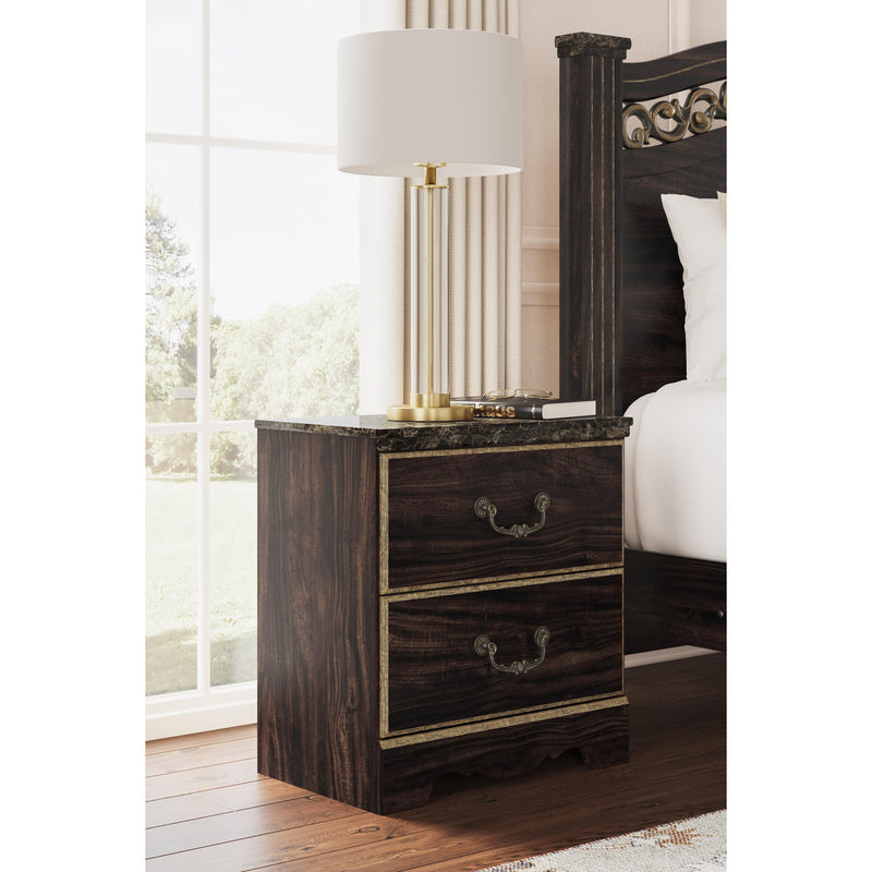 Signature Design by Ashley Glosmount B1055-92 Two Drawer Night Stand IMAGE 6