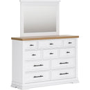  Benchcraft Ashbryn B844B1 Dresser and Mirror IMAGE 1
