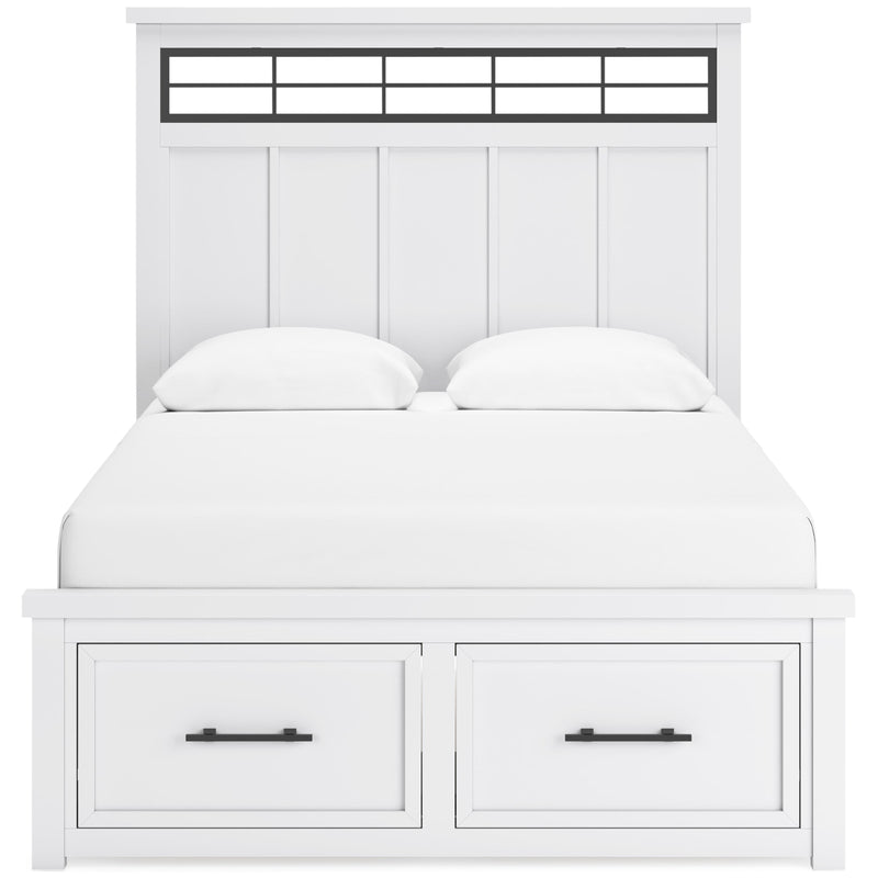  Benchcraft Ashbryn B844B2 Queen Panel Storage Bed IMAGE 2