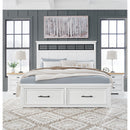  Benchcraft Ashbryn B844B4 King Panel Storage Bed IMAGE 11