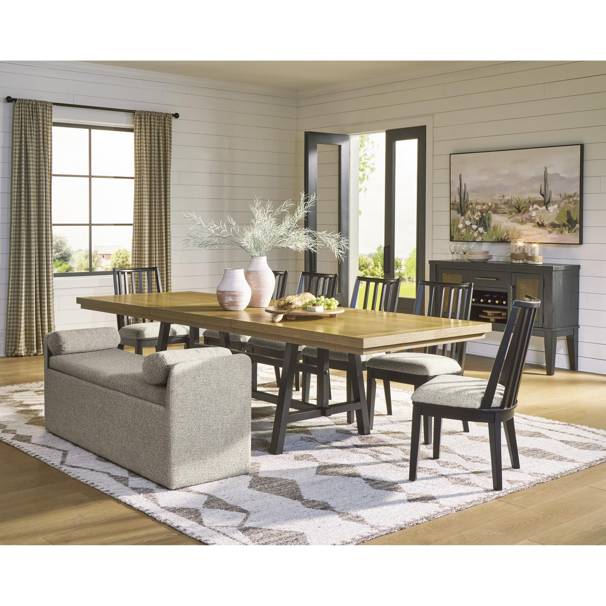 カイテキオリゴ Signature Design by Ashley Galliden D841-01 Dining Upholstered Side Ch