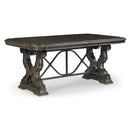  Signature Design by Ashley Maylee D947D5 Dining Extension Table IMAGE 2