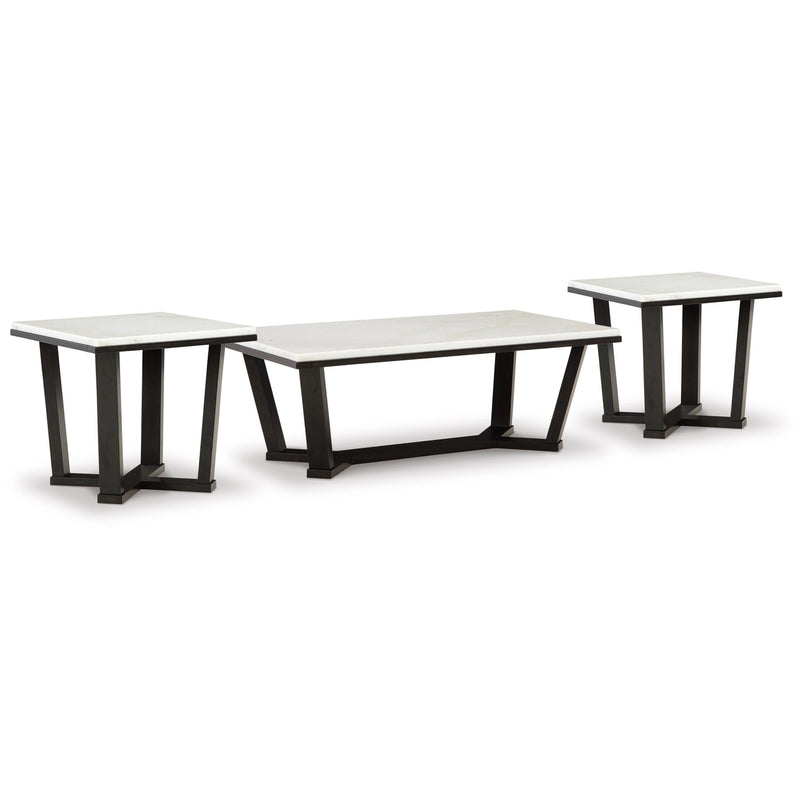 Signature Design by Ashley Fostead T770T1 Coffee Table and 2 Ends IMAGE 1