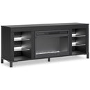  Signature Design by Ashley Cayberry W2721-168 TV Stand with Fireplace IMAGE 2