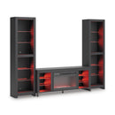  Signature Design by Ashley Cayberry W2721W2 3 pc Entertainment Center with Electric Fireplace IMAGE 3