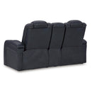  Signature Design by Ashley Fyne-Dyme 3660318 Power Reclining Loveseat with Console and Adjustable Headrest IMAGE 5