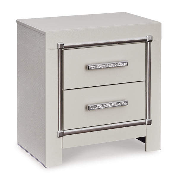 Signature Design by Ashley Zyniden B2114-92 Two Drawer Night Stand IMAGE 1