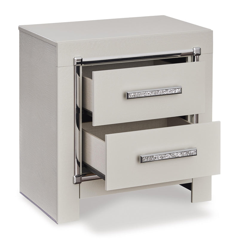 Signature Design by Ashley Zyniden B2114-92 Two Drawer Night Stand IMAGE 2