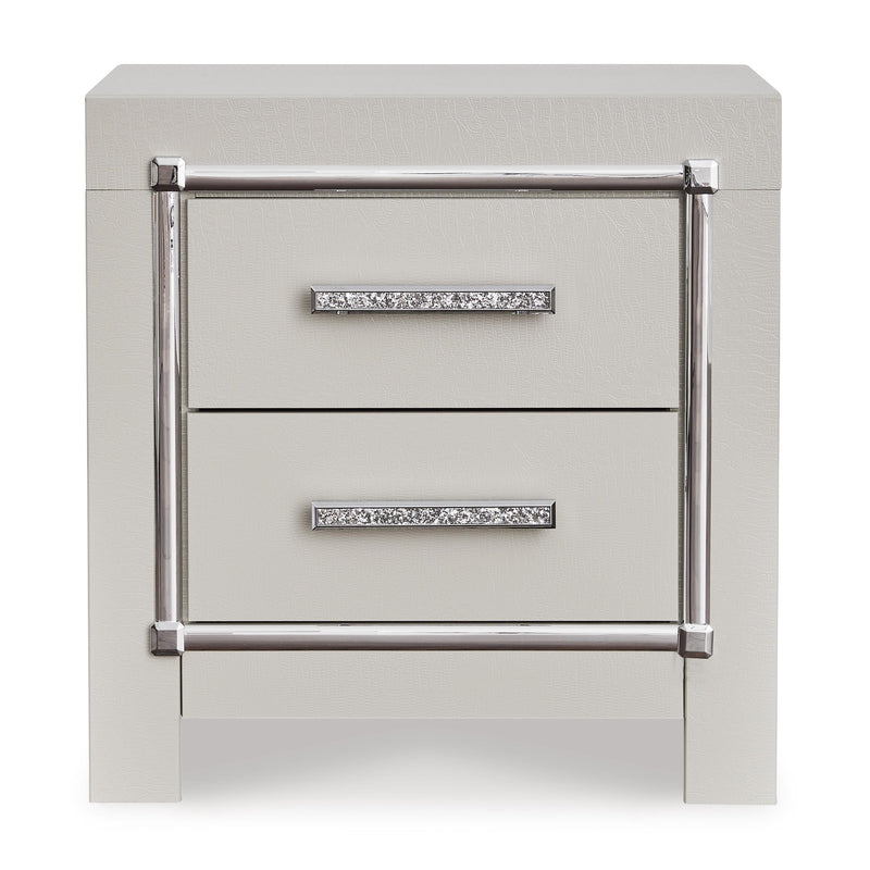 Signature Design by Ashley Zyniden B2114-92 Two Drawer Night Stand IMAGE 3