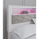  Signature Design by Ashley Altyra B2640-69 King Upholstered Panel Bookcase Headboard IMAGE 7