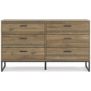  Signature Design by Ashley Deanlow EB1866-231 Six Drawer Dresser IMAGE 3