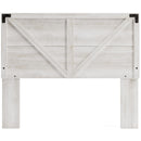  Signature Design by Ashley Shawburn EB4121-157 Queen Crossbuck Panel Headboard IMAGE 2