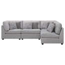 Coaster Furniture Cambria Fabric 5 pc Sectional 551511/551511/551511/551511/551512 IMAGE 3