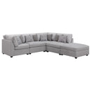  Coaster Furniture Cambria 551511-S5B 5 pc Upholstered Modular Sectional - Grey IMAGE 1
