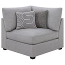  Coaster Furniture Cambria 551511-S5B 5 pc Upholstered Modular Sectional - Grey IMAGE 7