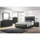 Crown Mark Pepe Queen Panel Bed B9290-Q-HBFB/B9290-KQ-RAIL IMAGE 2