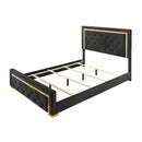  Crown Mark Pepe B9290-Q Queen Bed - Black IMAGE 3