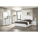  Coaster Furniture Marceline 222931F Wood Full LED Panel Bed - White IMAGE 3