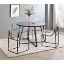 Coaster Furniture Adino 121182 Acrylic Dining Side Chair - Chrome (Set of 2) IMAGE 3