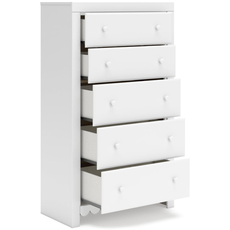 Signature Design by Ashley Mollviney B2540-46 Five Drawer Chest IMAGE 2