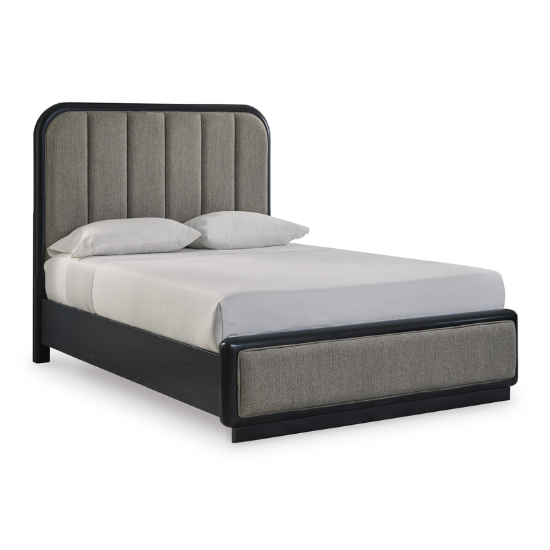  Signature Design by Ashley Rowanbeck B821B2 Queen Upholstered Panel Bed IMAGE 1