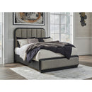  Signature Design by Ashley Rowanbeck B821B2 Queen Upholstered Panel Bed IMAGE 5