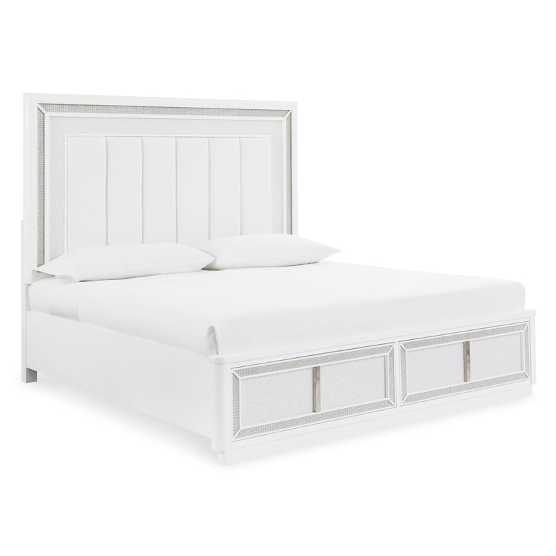  Signature Design by Ashley Chalanna B822B2 Queen Upholstered Storage Bed IMAGE 1