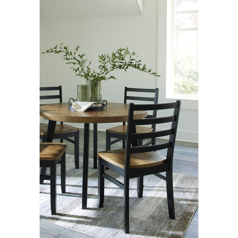  Signature Design by Ashley Blondon D413-225 Round Dining Room Table Set IMAGE 11