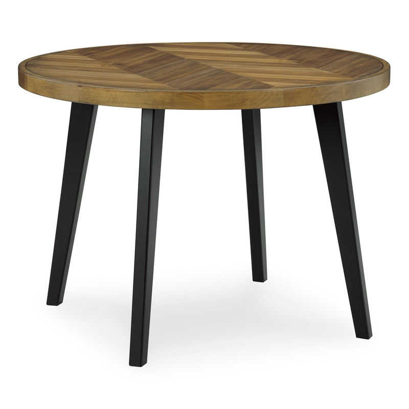  Signature Design by Ashley Blondon D413-225 Round Dining Room Table Set IMAGE 2