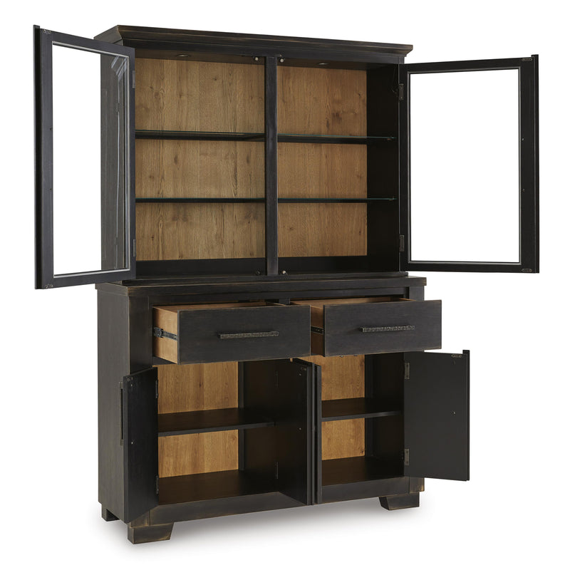  Signature Design by Ashley Galliden D841D3 Dining Buffet and Hutch IMAGE 2