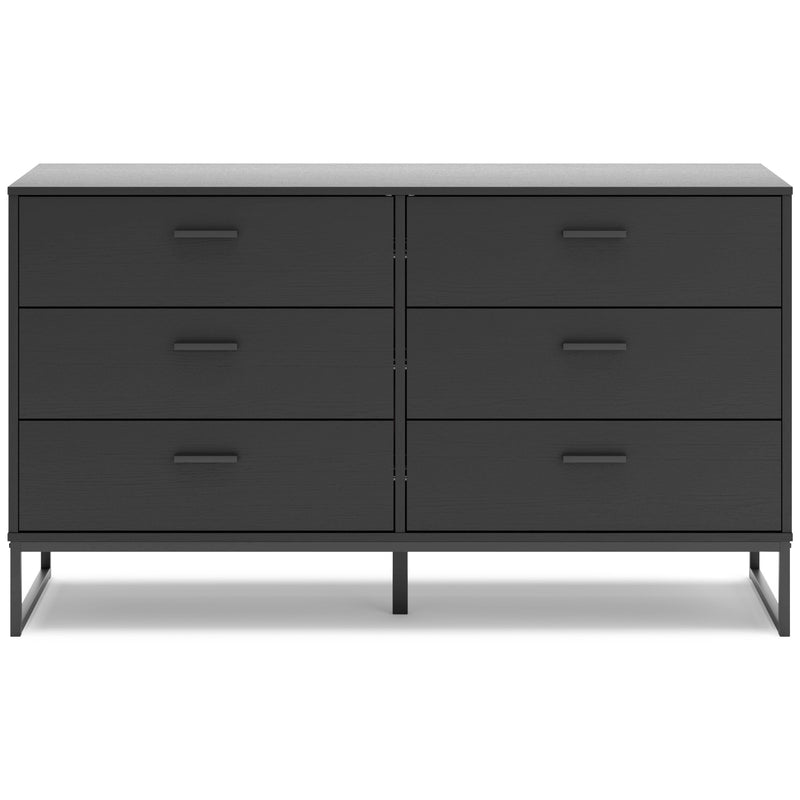 Signature Design by Ashley Socalle EB1865-231 Six Drawer Dresser IMAGE 3