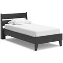  Signature Design by Ashley Socalle EB1865B1 Twin Panel Platform Bed IMAGE 1