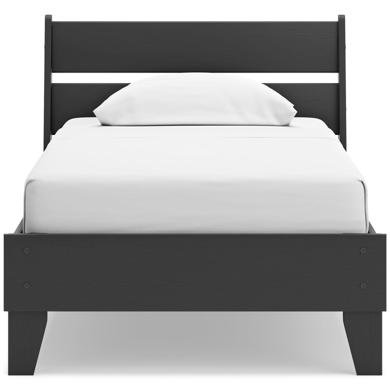  Signature Design by Ashley Socalle EB1865B1 Twin Panel Platform Bed IMAGE 2