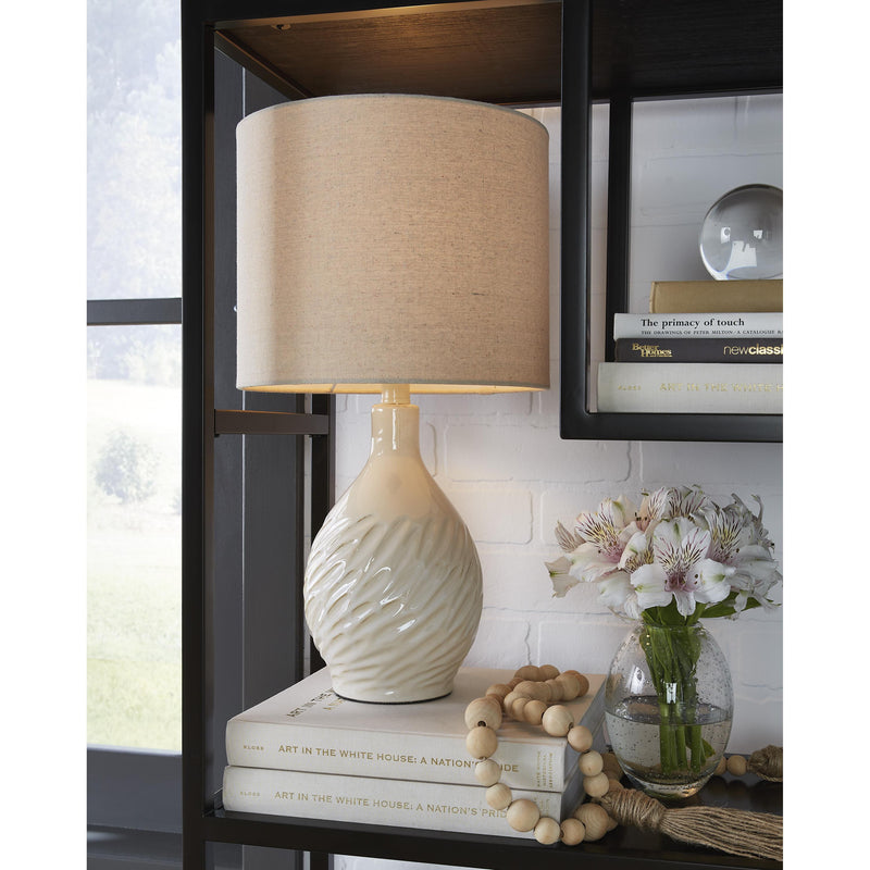 Signature Design by Ashley Garinton L180194 Ceramic Table Lamp IMAGE 2