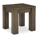  Signature Design by Ashley Rosswain T763-2 Square End Table IMAGE 1