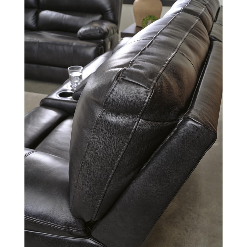 Signature Design by Ashley Mountainous U6580118 Power Reclining Loveseat with Console and Adjustable Headrest IMAGE 9